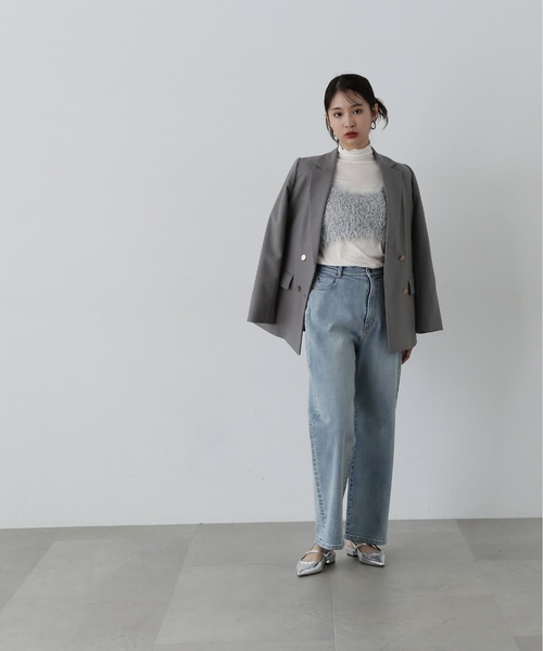 N.（N. Natural Beauty Basic）（エヌエヌナチュラルビューティーベーシック）の「◆◇ハイネックシアーインナー（Tシャツ/カットソー・レディース・ブラック/オフホワイト/グレー/ピンク・MEDIUM）」の11枚目の写真