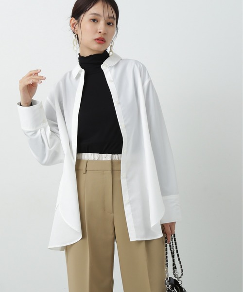 N.（N. Natural Beauty Basic）（エヌエヌナチュラルビューティーベーシック）の「◆◇ハイネックシアーインナー（Tシャツ/カットソー・レディース・ブラック/オフホワイト/グレー/ピンク・MEDIUM）」の19枚目の写真