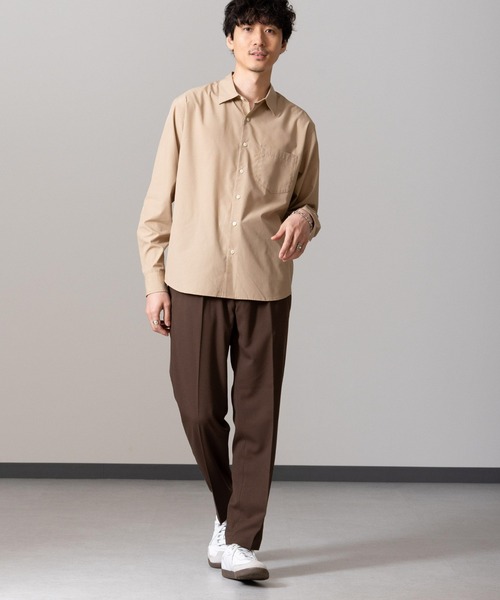 NANO universe(ナノユニバース)の「バンブーフォート レギュラーカラーシャツ(シャツ/ブラウス・メンズ・ブラック/ホワイト/ベージュ・S/L/M)」の20枚目の写真