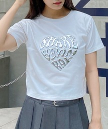 メタルハートロゴショートTシャツ