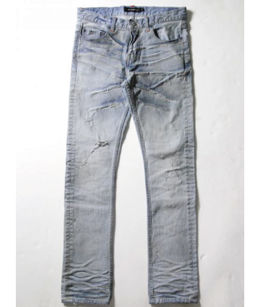 JACKROSE(ジャックローズ)の「ハイパーストレッチパンクロックダメージデニム(デニムパンツ・メンズ・インディゴブルー/サックスブルー/ブラック・S/XL/L/M)」の19枚目の写真