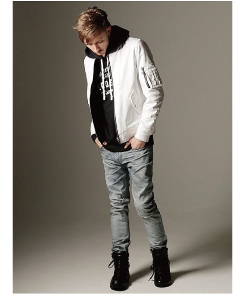 ジャックローズ ライダースデニムパンツ ジャックローズ ライダースデニムパンツ