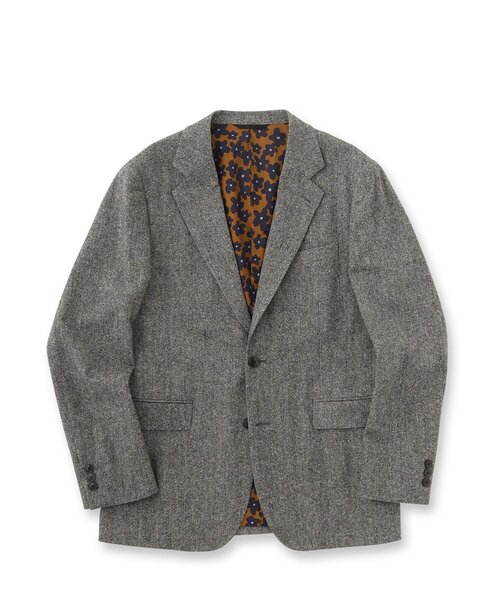 【セール】【3ピース対応/日本製】ネップ ホームスパン ジャケット（テーラードジャケット）｜40ct＆525（フォーティーカラッツアンドゴーニーゴ）