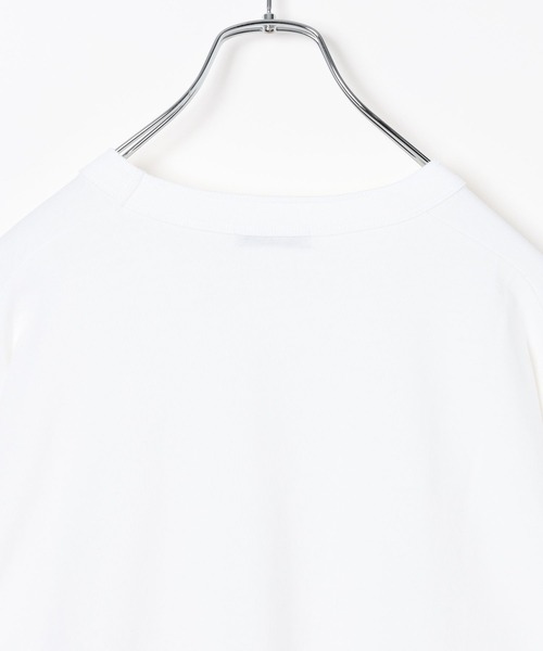 BAYFLOW（ベイフロー）の「[合わせやすい]SNOW無地長袖Tシャツ（Tシャツ/カットソー・メンズ・オフホワイト/ブルー/チャコール/イエロー・MEDIUM/LARGE）」の9枚目の写真