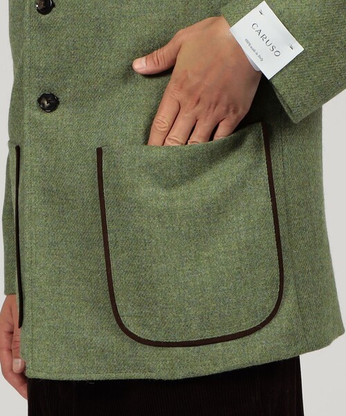 別注】CARUSO ウール フォレスティエールジャケット（ブルゾン