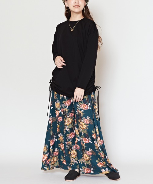 チャイハネ（チャイハネ）の「【チャイハネ】フォアトラ インナートップス（Tシャツ/カットソー・レディース・ホワイト/キャメル/カーキ/ブラック・FREE）」の8枚目の写真