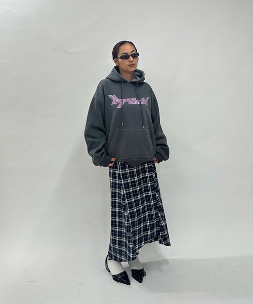 WHO'S WHO gallery(フーズフーギャラリー)の「*2サイズ展開あり【KOOKY'N/クーキー】BRONX パーカー(パーカー・レディース・パープル/ネイビー/レッド/ライトグレー/サックスブルー/ブラック/チャコールグレー・MEDIUM/LARGE)」の16枚目の写真