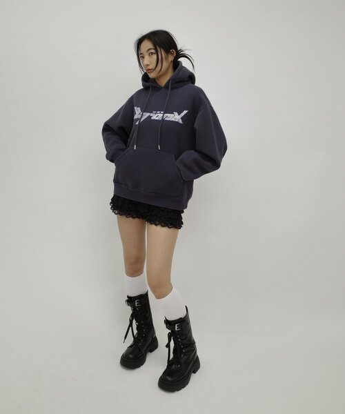 WHO'S WHO gallery(フーズフーギャラリー)の「*2サイズ展開あり【KOOKY'N/クーキー】BRONX パーカー(パーカー・レディース・パープル/ネイビー/レッド/ライトグレー/サックスブルー/ブラック/チャコールグレー・MEDIUM/LARGE)」の22枚目の写真