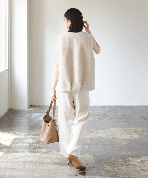 Noble（ノーブル）の「スノーボアボリュームフォルムベスト（ベスト