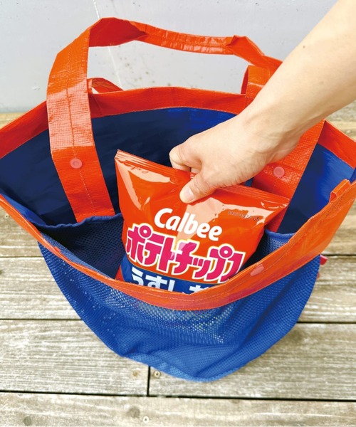 ROOTOTE(ルートート)の「Calbee×ROOTOTE / IP.TL.SNACKTOTE_カルビー(トートバッグ・レディース・オレンジ/シルバー・FREE)」の13枚目の写真