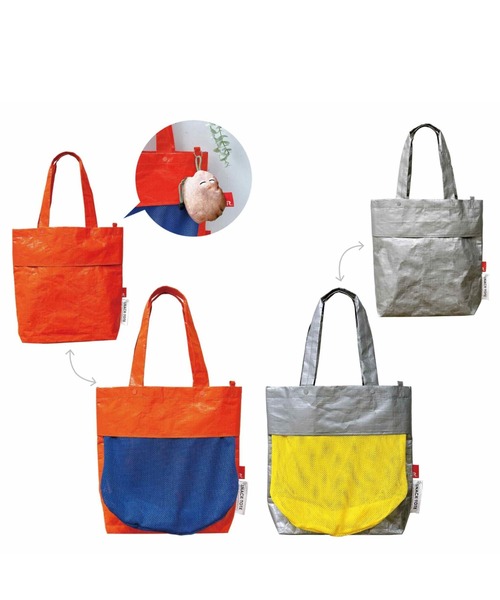 ROOTOTE(ルートート)の「Calbee×ROOTOTE / IP.TL.SNACKTOTE_カルビー(トートバッグ・レディース・オレンジ/シルバー・FREE)」の15枚目の写真