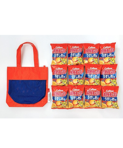 ROOTOTE(ルートート)の「Calbee×ROOTOTE / IP.TL.SNACKTOTE_カルビー(トートバッグ・レディース・オレンジ/シルバー・FREE)」の16枚目の写真