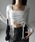 me+em select�i�~�[���Z���N�g�j�́u�y �Rcolor �z �_�u���V���[�����O���{���X�N�G�A�l�b�N�g�b�v�X �^ double shirring ribbon square neck tops�iT�V���c/�J�b�g�\�[�j�v�b�z���C�g