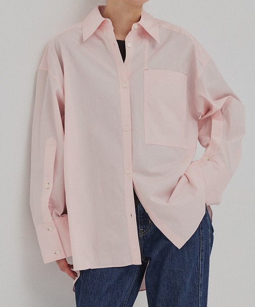 セール】ビッグポケットラウンドシャツ（シャツ/ブラウス）｜PUBLIC