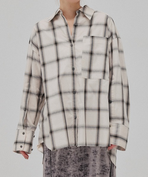 ビッグポケットラウンドシャツ（シャツ/ブラウス）｜PUBLIC TOKYO