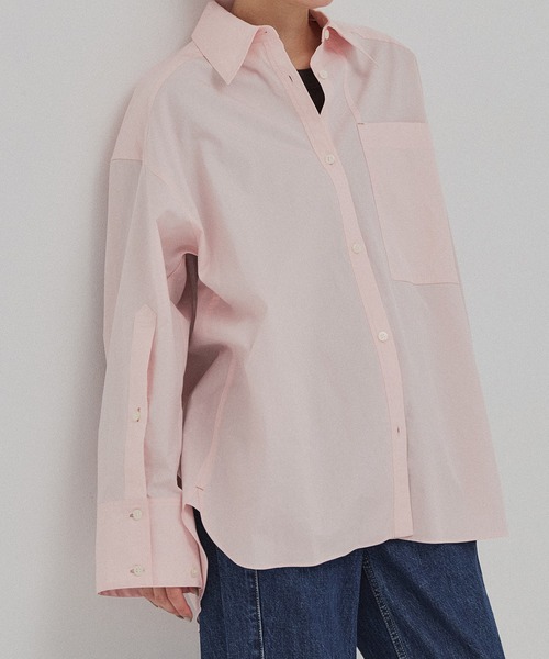 セール】ビッグポケットラウンドシャツ（シャツ/ブラウス）｜PUBLIC