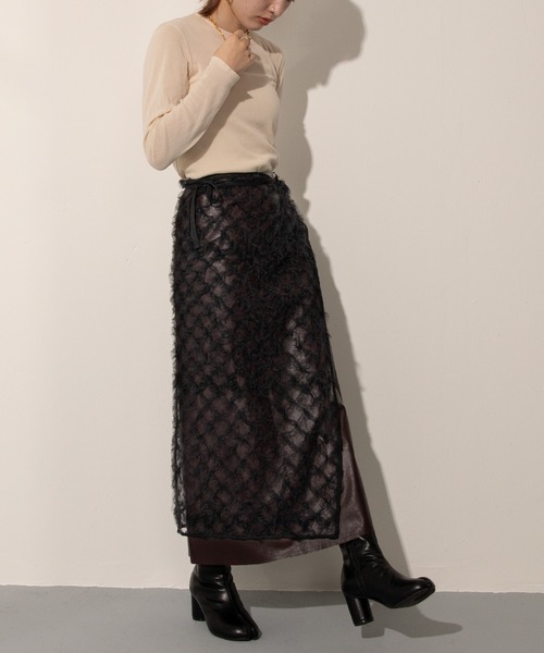 KIRIKOMI DOT ギャザースカート（スカート）｜KIRIKOMI