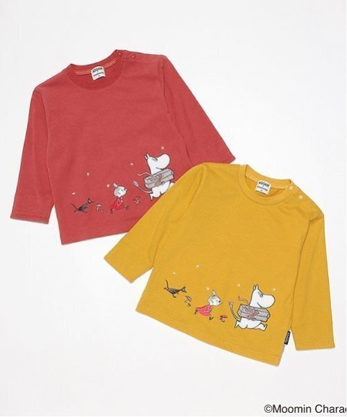 クレードスコープ　長袖　トップス　3枚セット　110cm セール】恐竜刺しゅう袖ライン接結長袖Tシャツ（Tシャツ
