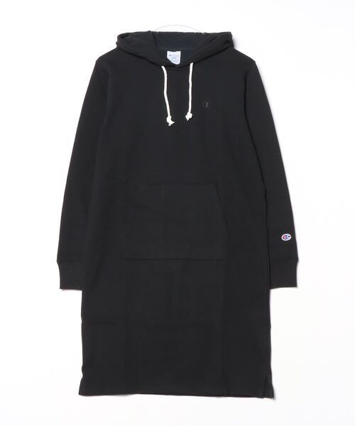 Champion（チャンピオン）の「チャンピオン  HOODED SWEATSHIRT_（ワンピース・レディース・ブラウン/ブラック・M/L）」の2枚目の写真