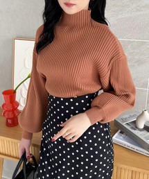 clear | ボトルネックゆるニットプルオーバー [ベーシック]≪2024AW新作≫(ニット/セーター)