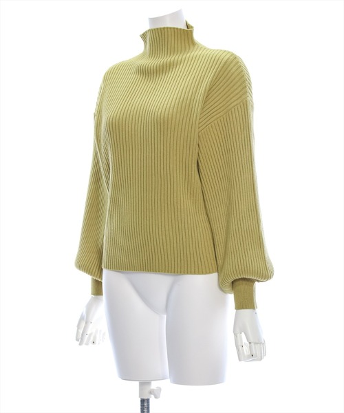 clear（クリア）の「ボトルネックゆるニットプルオーバー [ベーシック]≪2024AW新作≫（ニット/セーター・レディース・マスタード/テラコッタ/ブルーグレー/グレイッシュベージュ/アイボリー/ブラック・F）」の9枚目の写真