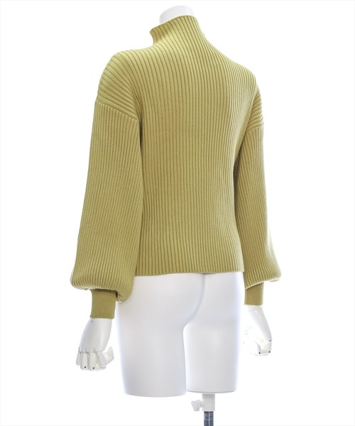 clear（クリア）の「ボトルネックゆるニットプルオーバー [ベーシック]≪2024AW新作≫（ニット/セーター・レディース・マスタード/テラコッタ/ブルーグレー/グレイッシュベージュ/アイボリー/ブラック・F）」の11枚目の写真