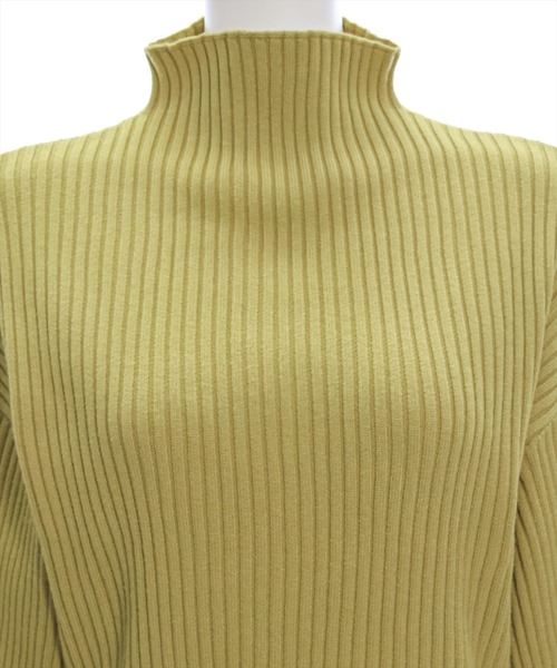 clear（クリア）の「ボトルネックゆるニットプルオーバー [ベーシック]≪2024AW新作≫（ニット/セーター・レディース・マスタード/テラコッタ/ブルーグレー/グレイッシュベージュ/アイボリー/ブラック・F）」の13枚目の写真