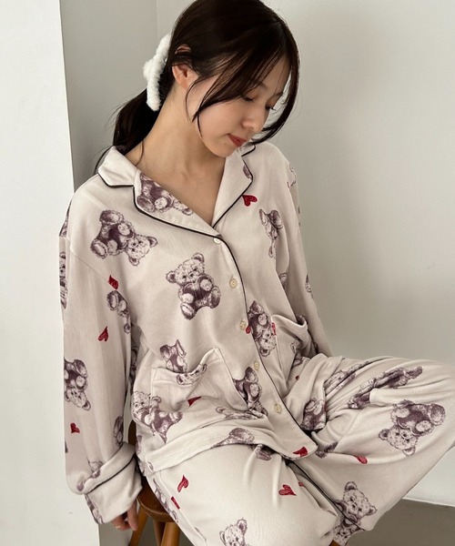 SNIDEL HOME（スナイデルホーム）の「ベア柄パジャマセット（ルーム