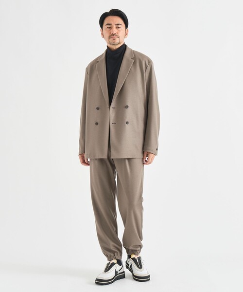 THE TOKYO（ザトウキョウ）の「Washable Flannel Cashmere Touch Easy Pants（スウェットパンツ・メンズ・ダークネイビー/グレイッシュベージュ/ブラック・48/46/44）」の20枚目の写真