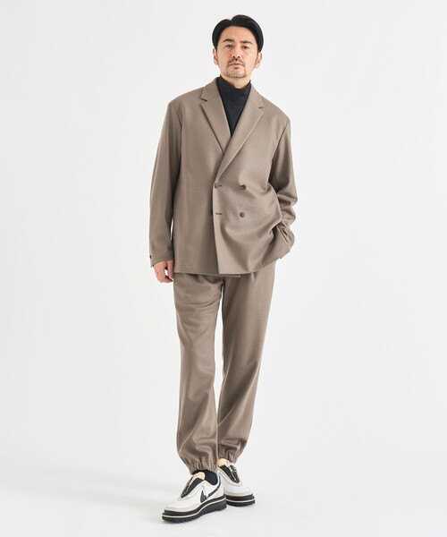 THE TOKYO（ザトウキョウ）の「Washable Flannel Cashmere Touch Easy Pants（スウェットパンツ・メンズ・ダークネイビー/グレイッシュベージュ/ブラック・48/46/44）」の21枚目の写真