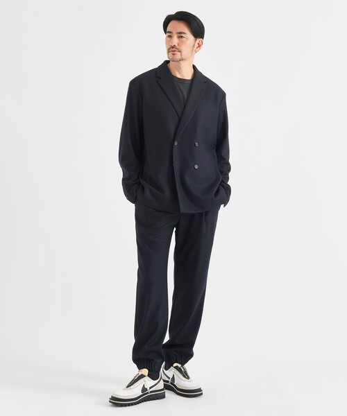 THE TOKYO(ザトウキョウ)の「Washable Flannel Cashmere Touch Easy Pants(スウェットパンツ・メンズ・ダークネイビー/グレイッシュベージュ/ブラック・48/46/44)」の9枚目の写真