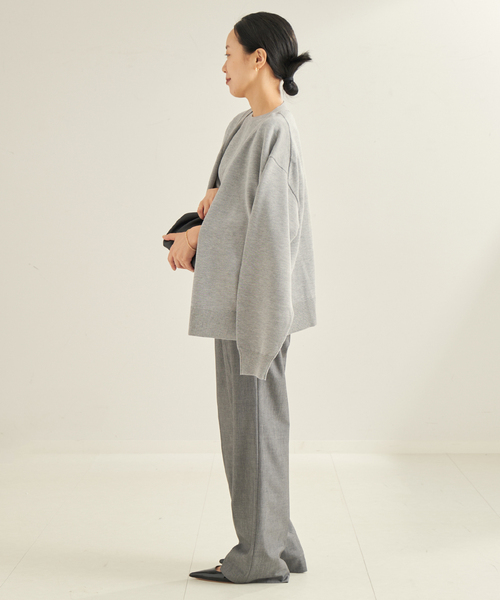 plage（プラージュ）の「《WEB限定追加》sweat kn nuance  カーディガン（カーディガン/ボレロ・レディース・ホワイト/ライトグレー/チャコールグレー・FREE）」の11枚目の写真