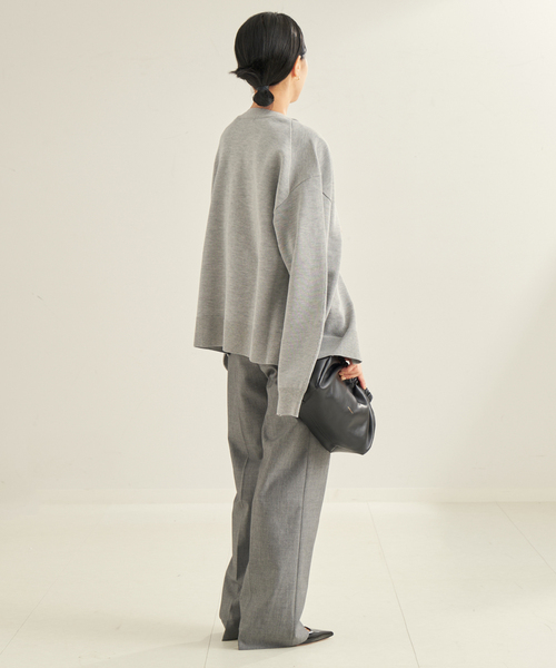 plage（プラージュ）の「《WEB限定追加》sweat kn nuance  カーディガン（カーディガン/ボレロ・レディース・ホワイト/ライトグレー/チャコールグレー・FREE）」の13枚目の写真