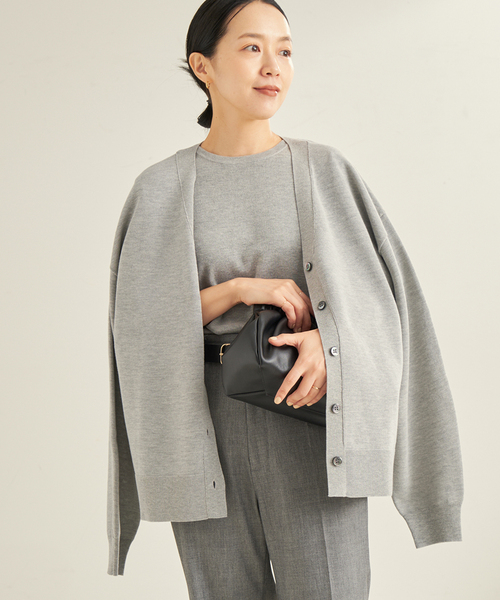 plage（プラージュ）の「《WEB限定追加》sweat kn nuance  カーディガン（カーディガン/ボレロ・レディース・ホワイト/ライトグレー/チャコールグレー・FREE）」の15枚目の写真