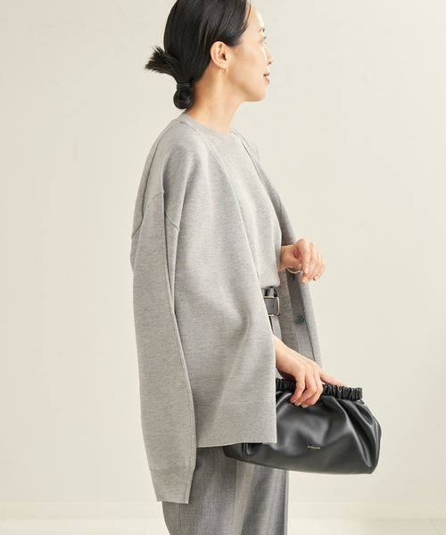 plage（プラージュ）の「《WEB限定追加》sweat kn nuance  カーディガン（カーディガン/ボレロ・レディース・ホワイト/ライトグレー/チャコールグレー・FREE）」の16枚目の写真