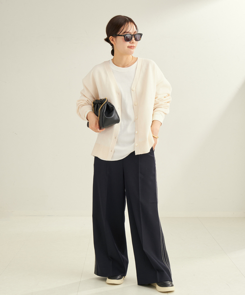 plage（プラージュ）の「《WEB限定追加》sweat kn nuance  カーディガン（カーディガン/ボレロ・レディース・ホワイト/ライトグレー/チャコールグレー・FREE）」の18枚目の写真