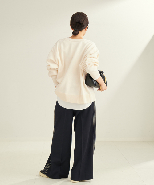 plage（プラージュ）の「《WEB限定追加》sweat kn nuance  カーディガン（カーディガン/ボレロ・レディース・ホワイト/ライトグレー/チャコールグレー・FREE）」の21枚目の写真