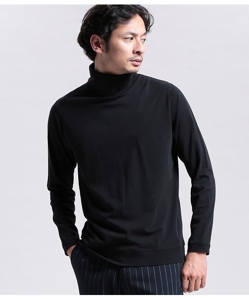 JUNRED(ジュンレッド)の「ファインコットンタートルカットソー(ニット/セーター・メンズ・ホワイト/ブラック/グリーン系その他・MEDIUM/SMALL/LARGE)」の3枚目の写真