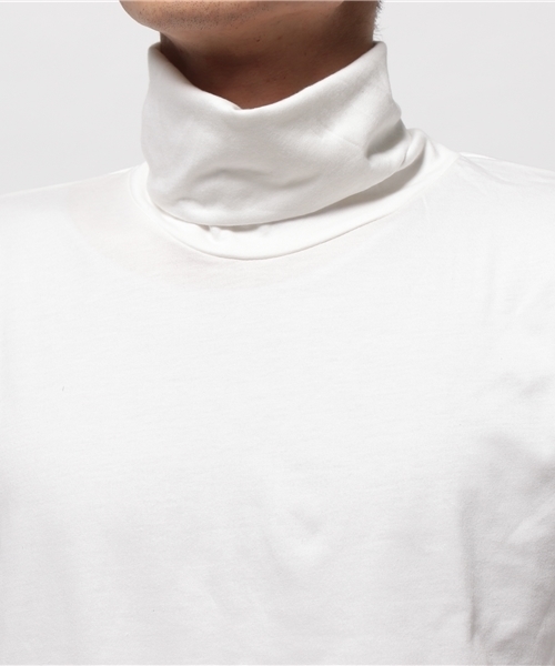 JUNRED(ジュンレッド)の「ファインコットンタートルカットソー(ニット/セーター・メンズ・ホワイト/ブラック/グリーン系その他・MEDIUM/SMALL/LARGE)」の6枚目の写真