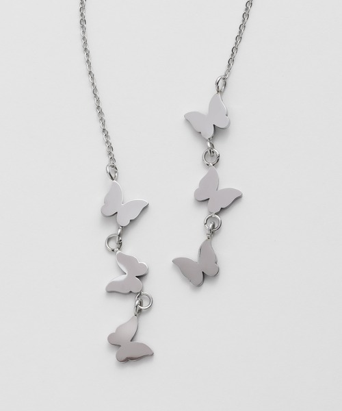 ciite' surgical stainless(シーテサージカルステンレス)の「【 金属アレルギー対応 】 バタフライピアス サージカルステンレス (両耳用)(ピアス(両耳用)・レディース・シルバー/ゴールド・FREE)」の5枚目の写真