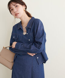 natural couture（ナチュラルクチュール）の「アソートデニムショートブルゾン（ブルゾン・レディース）」