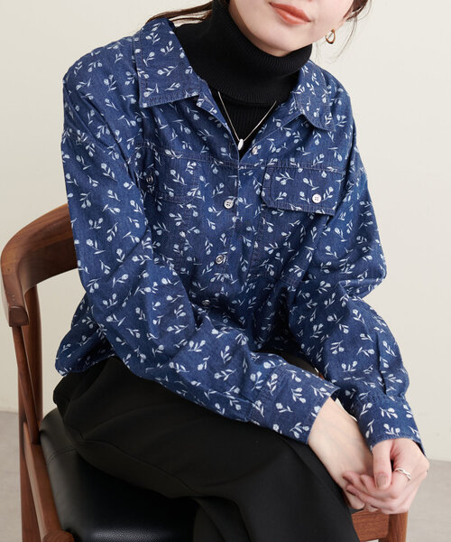 natural couture（ナチュラルクチュール）の「アソートデニムショートブルゾン（ブルゾン・レディース・その他1/アイボリー/インディゴブルー/ブラック・FREE）」の8枚目の写真
