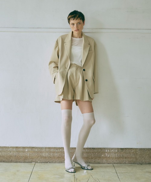 EN NEUME(エンノイム)の「Power Net Mesh Top(Tシャツ/カットソー・レディース・ブラック/オリーブ/グレー/ホワイト・FREE)」の11枚目の写真