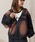 LauferiCt@[j́uyLauferzI[o[_C fj t[hu] yZbgAbv\z/ Overdyed denim hooded blousonifjWPbgjvbsN
