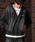 LauferiCt@[j́uyLauferzI[o[_C fj t[hu] yZbgAbv\z/ Overdyed denim hooded blousonifjWPbgjvbubN