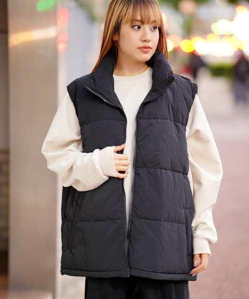 セール】ナイロンタスランファイバー中綿ベスト（ダウンベスト）｜THE
