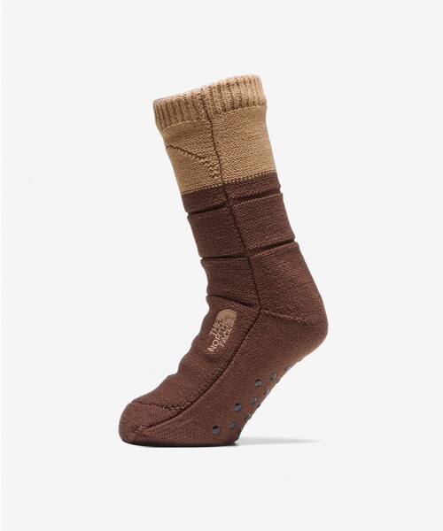 THE NORTH FACE（ザノースフェイス）の「THE NORTH FACE/ザ・ノース・フェイス Nuptse Bootie Socks ヌプシ ブーティ ソックス（ソックス/靴下・メンズ・オリーブ/ブラウン/ブラック/グレー・SMALL/MEDIUM）」の8枚目の写真