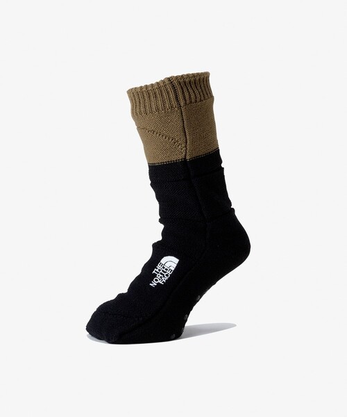 THE NORTH FACE（ザノースフェイス）の「THE NORTH FACE/ザ・ノース・フェイス Nuptse Bootie Socks ヌプシ ブーティ ソックス（ソックス/靴下・メンズ・オリーブ/ブラウン/ブラック/グレー・SMALL/MEDIUM）」の9枚目の写真