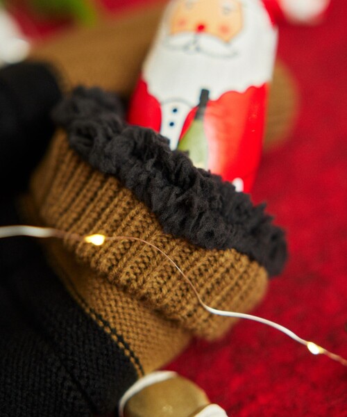 THE NORTH FACE（ザノースフェイス）の「THE NORTH FACE/ザ・ノース・フェイス Nuptse Bootie Socks ヌプシ ブーティ ソックス（ソックス/靴下・メンズ・オリーブ/ブラウン/ブラック/グレー・SMALL/MEDIUM）」の12枚目の写真