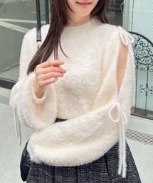 INGNI | フェザー袖リボンニット(ニット/セーター)